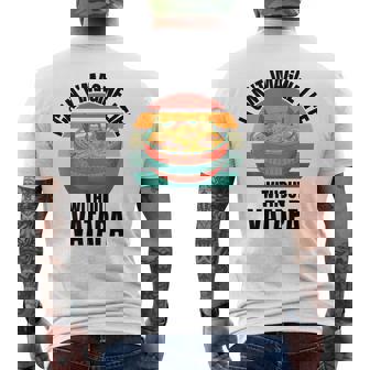 レトロでかわいいヴァタパ ワタパなしでは人生は想像できない。 メンズTシャツ バックプリント - Kawaiitshirt