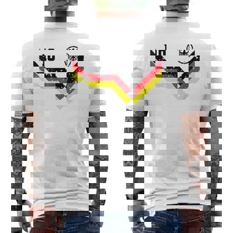 レトロなドイツシャツサッカージャージードイツ メンズTシャツ バックプリント - Kawaiitshirt