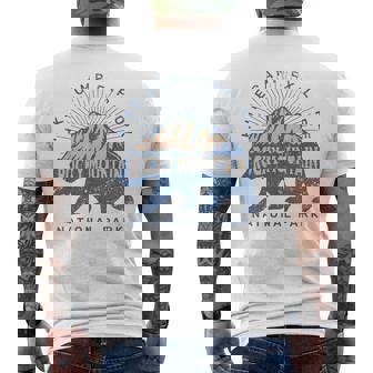 ロッキーマウンテン国立公園 メンズTシャツ バックプリント - Kawaiitshirt