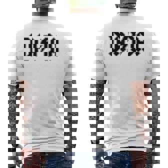 ロックンロール ダダ 父の日 新しいお父さんのために 彼のために ダダ メンズTシャツ バックプリント - Kawaiitshirt