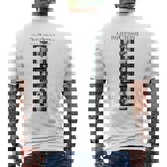 ロバートジョンソン_002_Back Printed メンズTシャツ バックプリント - Kawaiitshirt