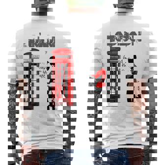 ロンドン・バンクシー・ゴッド・セーブ・ザ・クイーン メンズTシャツ バックプリント - Kawaiitshirt