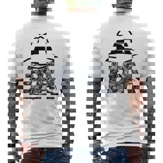 メンズ ローライダーハット La チカノ チョロ ロサンゼルス ローライダー メンズTシャツ バックプリント - Kawaiitshirt