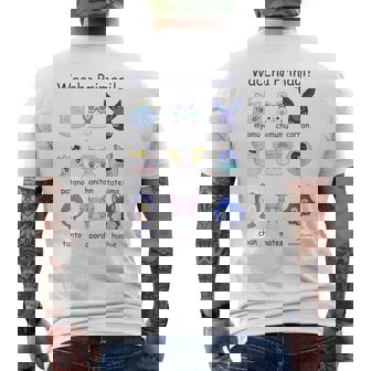 ワッチャプリマジ！ デザインh メンズTシャツ バックプリント - Kawaiitshirt