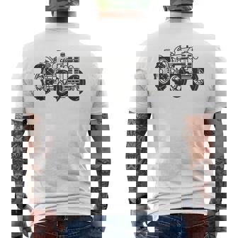 ヴィンテージ 1935年モデル L ケース トラクター 農業 メンズTシャツ バックプリント - Kawaiitshirt