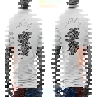 ヴィンテージ Hd オートバイtwin ショベルヘッド エンジン ドローイング バイカー メンズTシャツ バックプリント - Kawaiitshirt