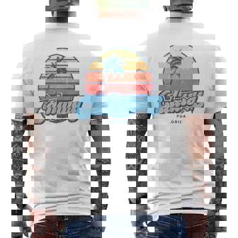 ヴィンテージ キャロウェイ フロリダ Fl クラシック 70年代 レトロ サーファー メンズTシャツ バックプリント - Kawaiitshirt