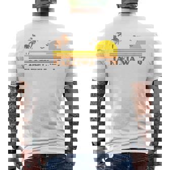 ヴィンテージ ハレイワ ハワイ ノースショア ビーチ レトロ サンセット 70年代 メンズTシャツ バックプリント - Kawaiitshirt