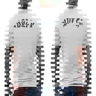 ヴィンテージ ブルックリン オールドレトロ ブルックリン Ny スポーツギフト メンズTシャツ バックプリント - Kawaiitshirt