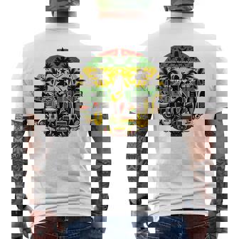 ヴィンテージ レゲエ服 ジャマイカ服 ラスタ服 レゲエ メンズTシャツ バックプリント - Kawaiitshirt