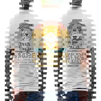 ヴィンテージ 面白い Baby Doge Millionaire Miner Baby Doge 長袖tシャツ メンズTシャツ バックプリント - Kawaiitshirt