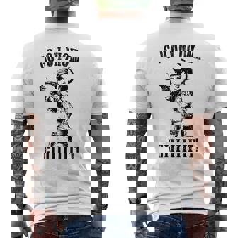 ヴィンテージカウガールシャツ Go On Git ウエスタンカウガール メンズTシャツ バックプリント - Kawaiitshirt