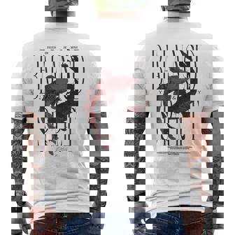 ヴィンテージグラフィティ錦鯉魚バックプリント鯉鯉 メンズTシャツ バックプリント - Kawaiitshirt