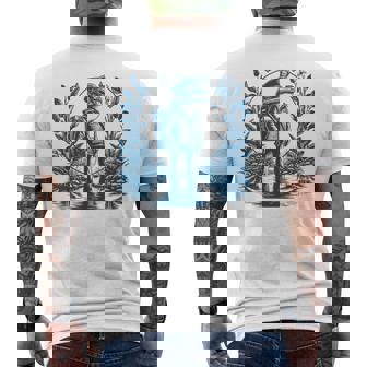 ヴィンテージスタイルの「郵便配達員カエル」 メンズTシャツ バックプリント - Kawaiitshirt