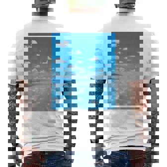 世界一美しい鏡張りの風景 メンズTシャツ バックプリント - Kawaiitshirt