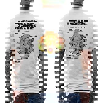 おもしろ 二郎系 イラスト ラーメン好きの人のカロリー肯定 メンズTシャツ バックプリント - Kawaiitshirt