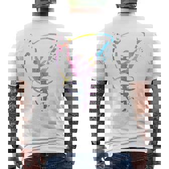 体操選手とバンドガールズ キッズ 新体操 メンズTシャツ バックプリント - Kawaiitshirt