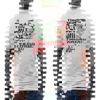 北極I Build It Tremendous Pole 面白い トランプ クリスマス メンズTシャツ バックプリント - Kawaiitshirt