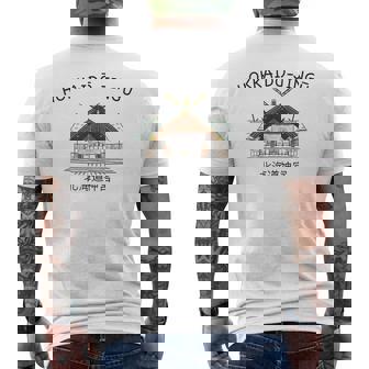 北海道 札幌 北海道神宮 神道 視覚 手描き メンズTシャツ バックプリント - Kawaiitshirt