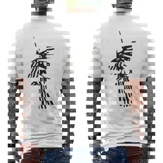 南米のペルーナスカラインハチドリコンドルのシルエット。 メンズTシャツ バックプリント - Kawaiitshirt