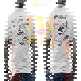 台湾の味 グルメ 国旗 ローカルフード 長袖tシャツ メンズTシャツ バックプリント - Kawaiitshirt