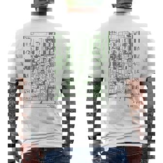 和 ストリート レトロ バイブ 美的 東京 ファッション メンズTシャツ バックプリント - Kawaiitshirt