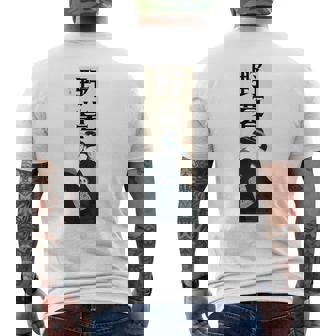 和漢字「やぼ」「のぐたい」浮世絵 おしゃれ レトロ 江戸 東京 かわいい キレイ バックプリント メンズTシャツ バックプリント - Kawaiitshirt