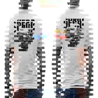 地球上で最高のスーレーシングファンtシャツ。 メンズTシャツ バックプリント - Kawaiitshirt