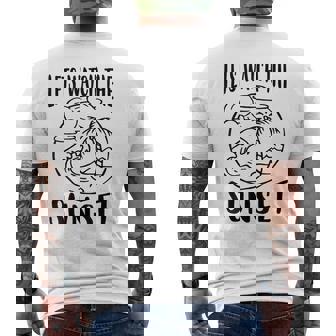 夕日を眺めてみよう メンズTシャツ バックプリント - Kawaiitshirt