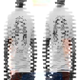 天使 背中には天使の羽 メンズTシャツ バックプリント - Kawaiitshirt