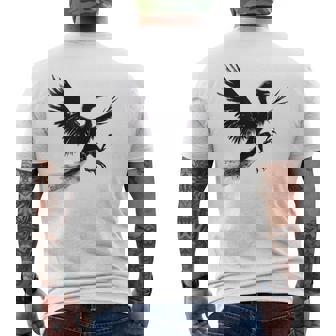 始祖鳥 恐竜モチーフ イラスト 始祖鳥 メンズTシャツ バックプリント - Kawaiitshirt