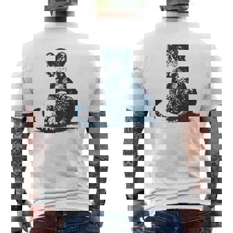 子ライオン – 子ライオンの後姿 メンズTシャツ バックプリント - Kawaiitshirt