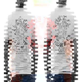 寅年 中華 テイクアウト 料理 アジアン タトゥー レトロ ラーメン メンズTシャツ バックプリント - Kawaiitshirt