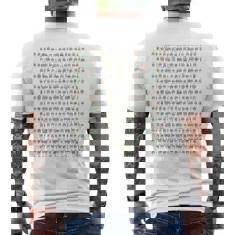 小さなかわいい多肉植物 メンズTシャツ バックプリント - Kawaiitshirt