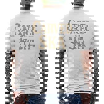 彫刻スカ 長袖tシャツ メンズTシャツ バックプリント - Kawaiitshirt