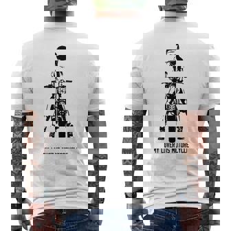 恋人はオートバイ カフェレーサー スクランブラー クラシックバイク ネイキッドバイク メンズTシャツ バックプリント - Kawaiitshirt