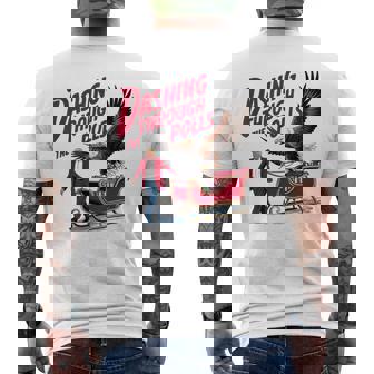 投票を駆け抜ける 面白い選挙結果 トランプ クリスマス メンズTシャツ バックプリント - Kawaiitshirt