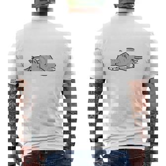 押してもダメならもうダメだ ネタ ことわざ 格言 慣用句 ジョーク ギャグ ダジャレ ツッコミ 猫 おもしろ 長袖tシャツ メンズTシャツ バックプリント - Kawaiitshirt