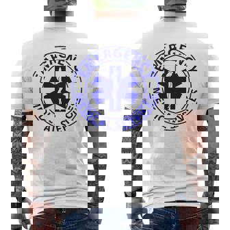 救急医療サービス Emt Ems メンズ レディース 救急救急救急救急救命士 メンズTシャツ バックプリント - Kawaiitshirt