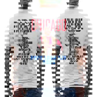 教皇レオンxiv 2025 – シカゴ初のアメリカ教皇デザイン メンズTシャツ バックプリント - Kawaiitshirt