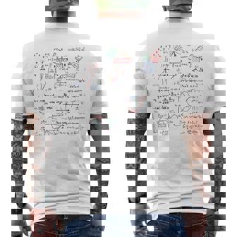 数学 数式 数字 愛 数学 数学 メンズTシャツ バックプリント - Kawaiitshirt