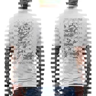 日本 侍 武士 上杉謙信 漢詩 九月十三夜 漢字 毘沙門天 旗印 バックプリント メンズTシャツ バックプリント - Kawaiitshirt