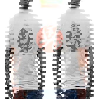 日本 鬼 悪魔 般若 漢字 メンズTシャツ バックプリント - Kawaiitshirt