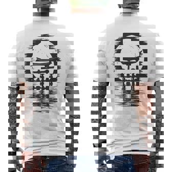 日本の鳥居アート メンズTシャツ バックプリント - Kawaiitshirt