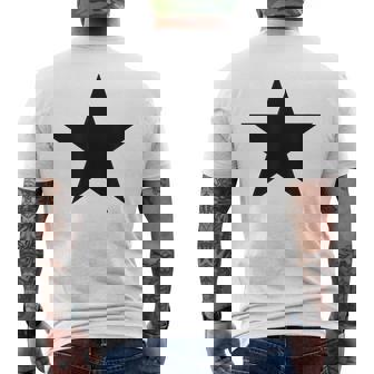 星 星柄 星型 メンズ ロゴ マーク スター ロック かっこいい おしゃれ 大きいサイズ 春夏 ステラ メンズTシャツ バックプリント - Kawaiitshirt