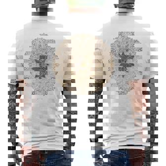 曼荼羅 最高のヨガバックプリント メンズTシャツ バックプリント - Kawaiitshirt