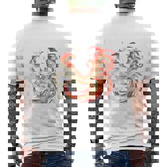 朱雀 不死鳥 火の鳥 フェニックス 漢字 イラスト バックプリント メンズTシャツ バックプリント - Kawaiitshirt