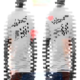 東方プロジェクト ウェルカム地獄幻想郷 リラックス メンズTシャツ バックプリント - Kawaiitshirt