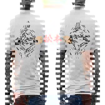 松本 苗字 面白いtシャツ 胸 名前 おもしろ グッズ 服 筆文字 文字 入り 面白い ネタ メンズ メンズTシャツ バックプリント - Kawaiitshirt