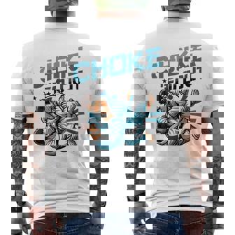 柔術 チョーク エムアウト 格闘技 柔術 メンズTシャツ バックプリント - Kawaiitshirt